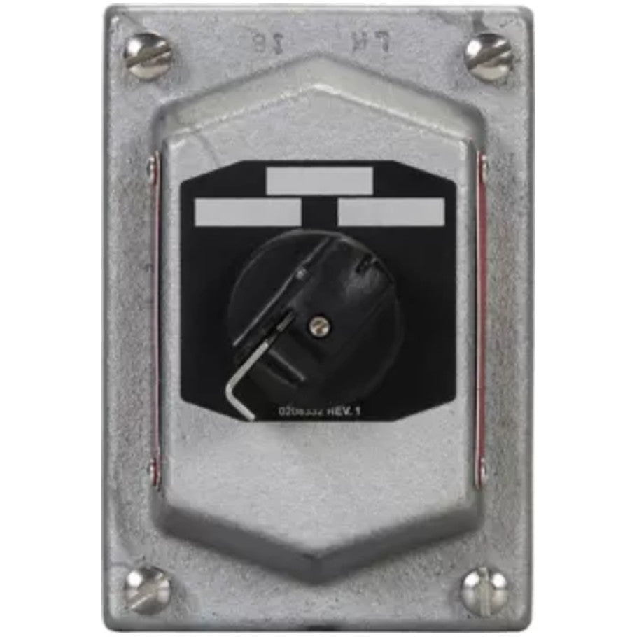 DSD Control Station Selector Switch Cover, Maintained Contact, Heavy Duty, Factory Sealed, 3 NO   3 NC contact
