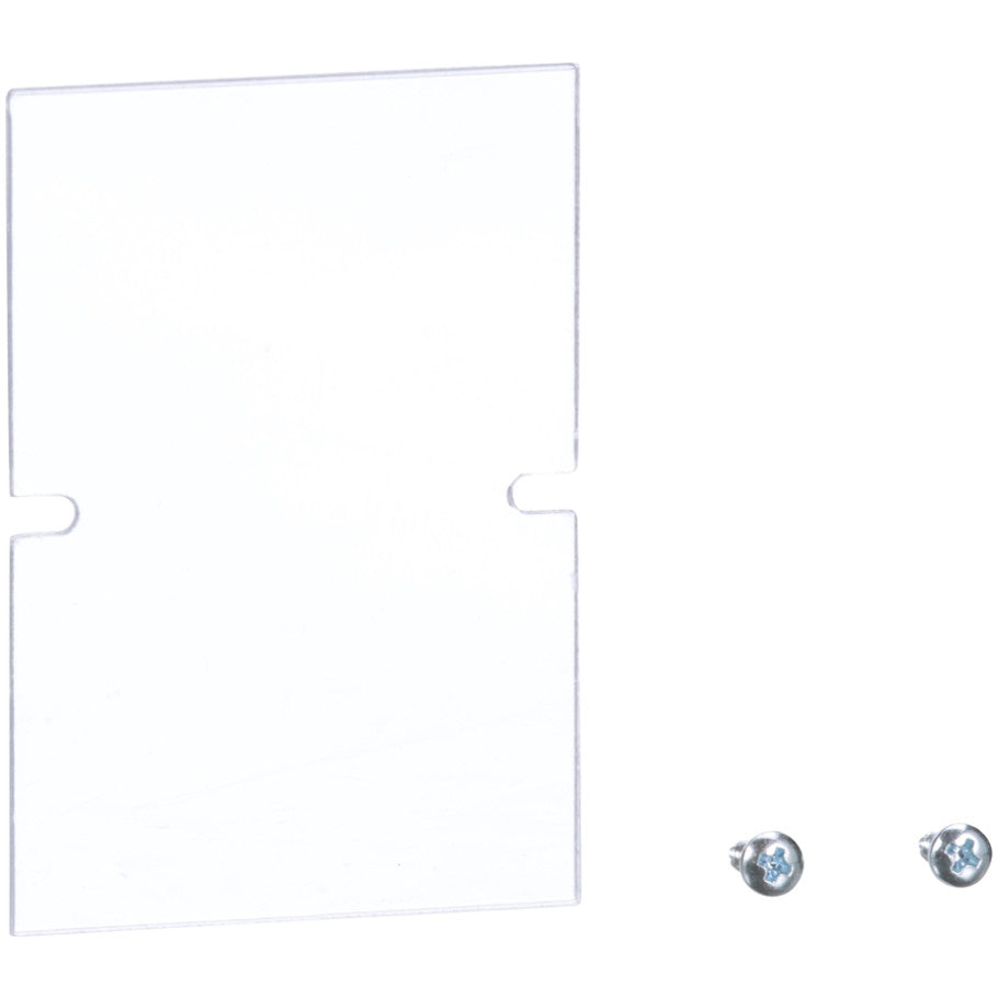Power Distribution Block Cover, Plastic, Clear, 1.88 W x 2.75 H x 0.06 D in.