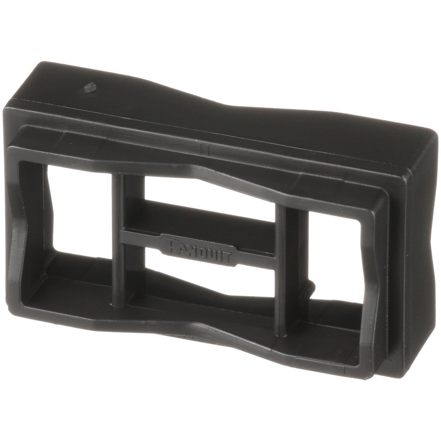 Dura-Ty SACS50-T100 Cable Spacer, Black, UV PP, Cable Tie, 2.08x1.16", PK200