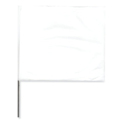 Stake Flag, 2 in x 3 in, 18 in H, White