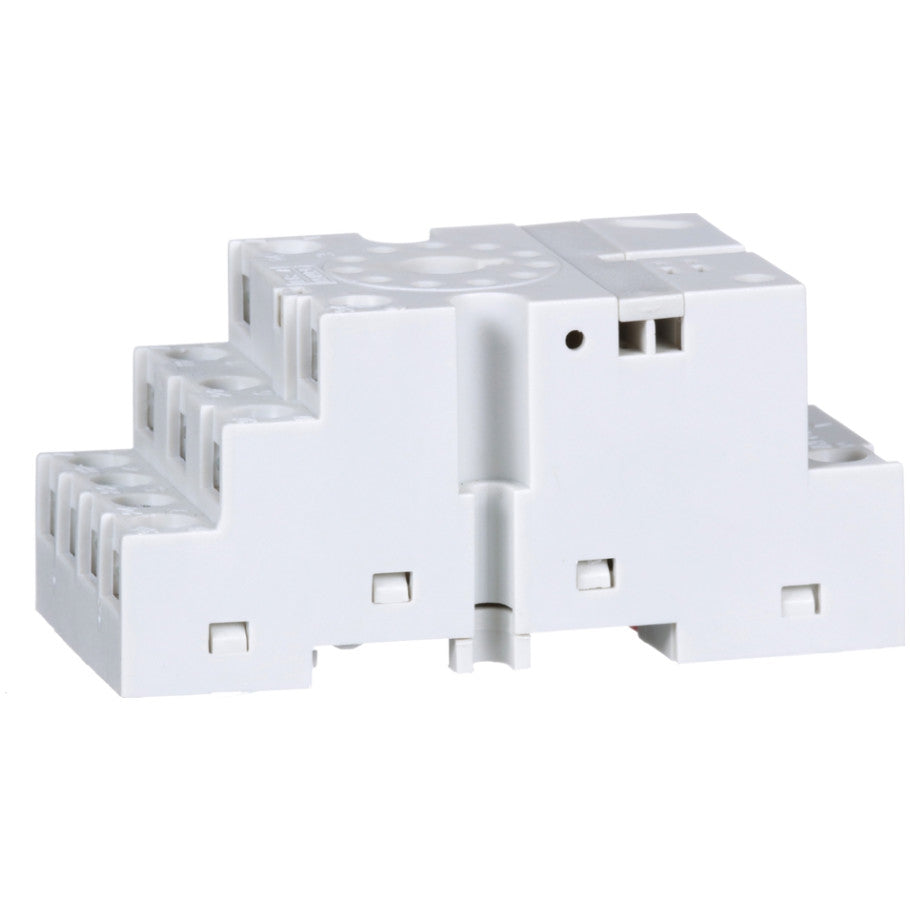 Class 8501 Relay Socket, 11-Pin Tubular, Double-Tiered Screw Clamp Connection, For 8501KP(D)13 and 9050JCK Relays