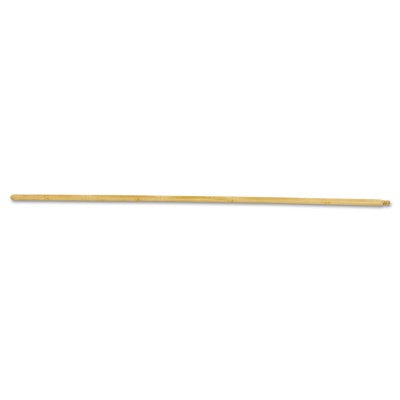 Threaded End Broom Handle, Lacquered Hardwood, 15/16 in dia x 54 in, Natural
