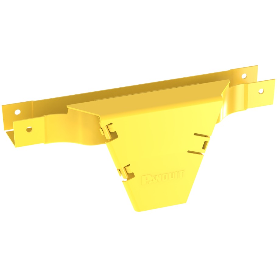 FiberRunner Vertical Tee, 90°, 2x2, Yellow