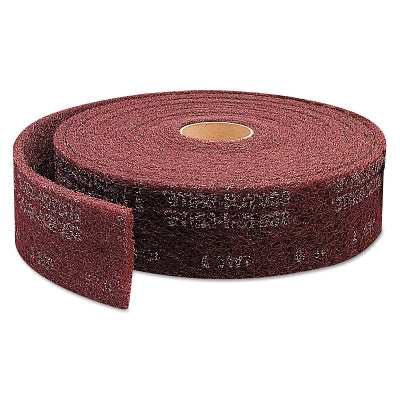 3M 048011-00260 Clean and Finish Roll, Very Fine, 2 in W x 30 ft L, Aluminum Oxide Coated Fiber, Maroon