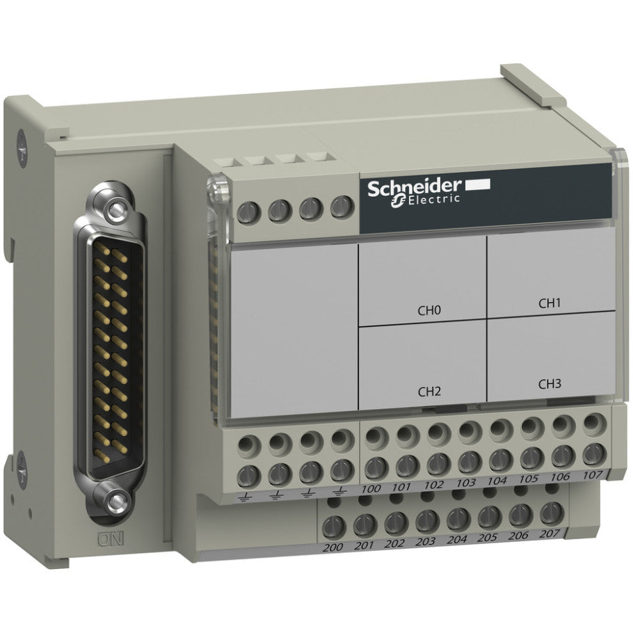 Connection sub-base ABE7 - for distribution of 4 thermocouples