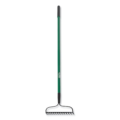 Bow Rake, 14 in Steel Blade, 51 in Fiberglass Handle