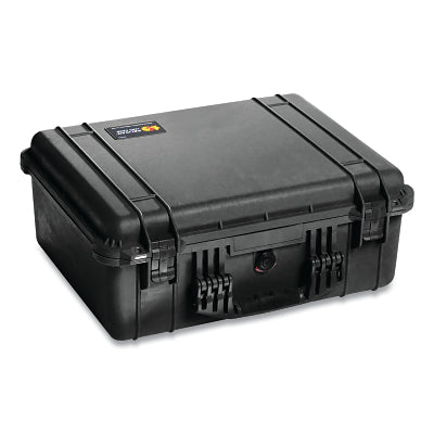 1550 Medium Protector Case, with Logo, 20.66 in L x 17.2 in W x 8.40 in D, Black, no Foam