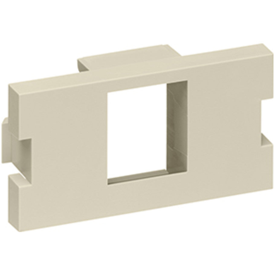 Multimedia Outlet System (MOS) Module, 1-Port, Ivory