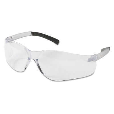 Purity Economy Safety Glasses, Clear Lens, Anti-Scratch, UV, Clear Frame, Nylon