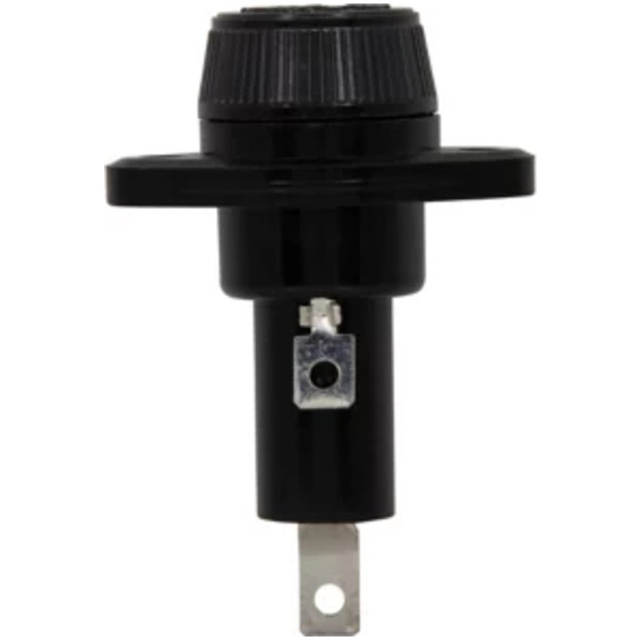 HPF Series Panel Mount Fuse Holder With Screw Type Knob, 30A, 600V, For 13/32 x 1-1/2 in. Fuses