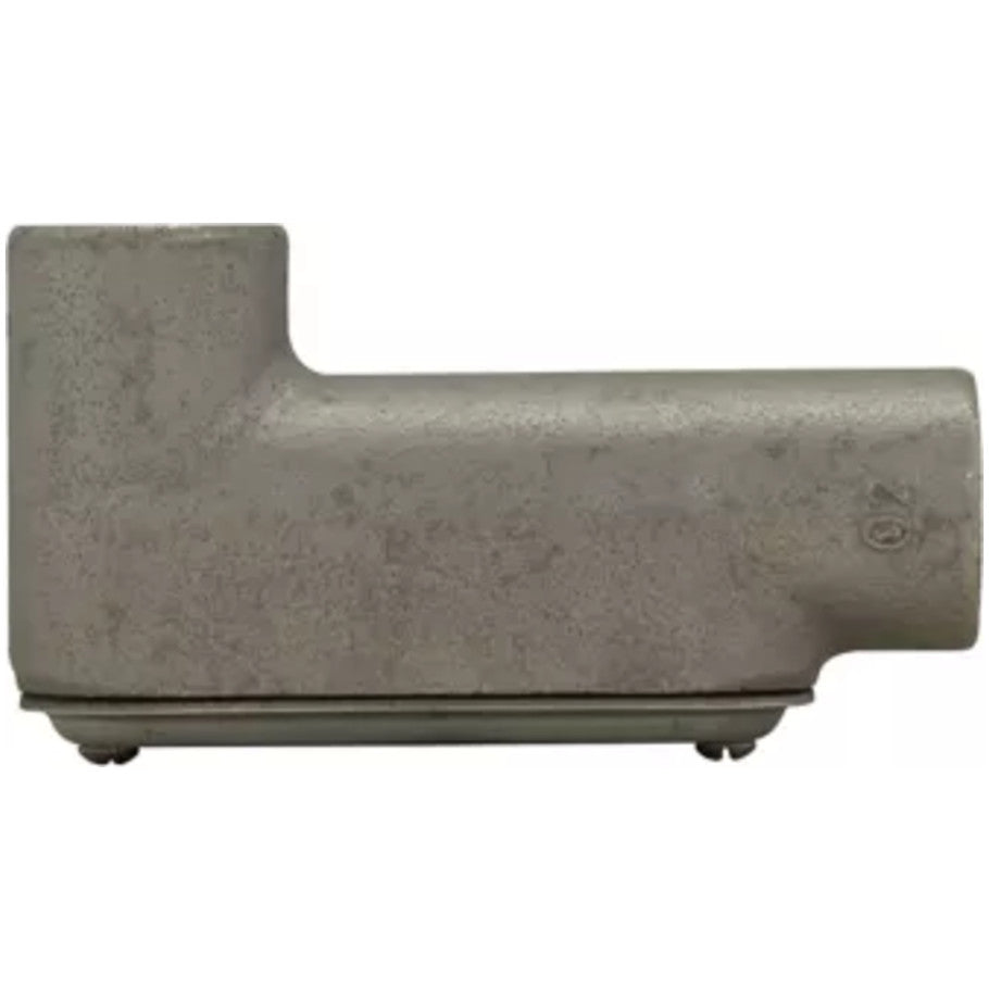 Iron Alloy Form 7 Type LB Threaded Conduit Body With Cover and Gasket, 3/4 Inch