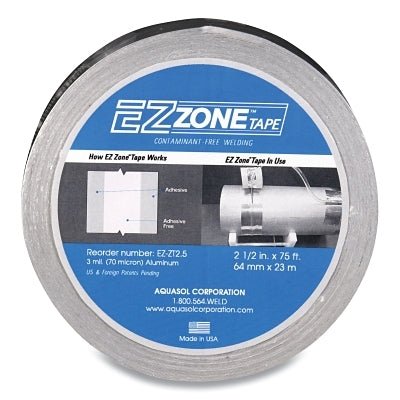 Ez Zone Tapes, Silver, 2.5 in x 75 ft x 3 mil