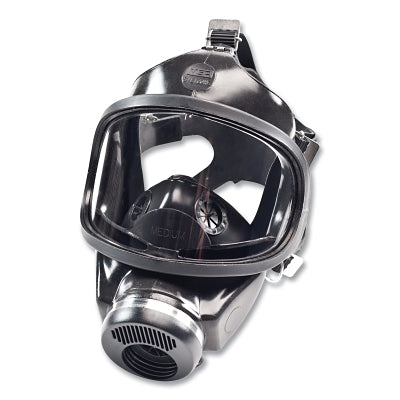 Gas Mask Facepiece for Ultravue and Ultra Elite Full Facepiece Respirators, Black, Medium, Silicone