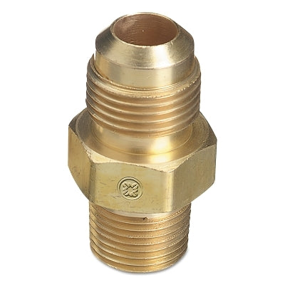 Brass SAE Flare Tubing Connection, Adapter, 500 PSIG, CGA-295 to 3/8 in NPT(M)