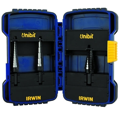 Unibit Step Drill Set, 3-Pc, HSS #1/#2/#3