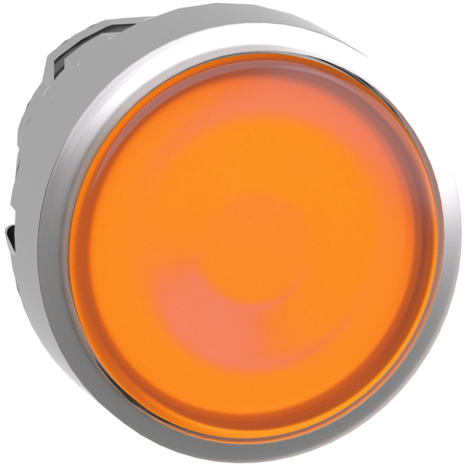 Illuminated Push-On/Push-Off Operator, Yellow