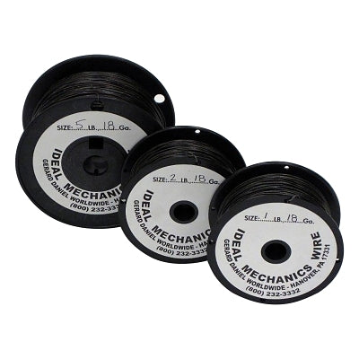 Mechanics Wire, 16 ga, 5 lb Spool, Annealed, Steel