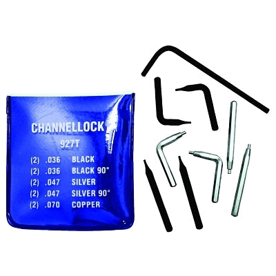 Snap Ring Pliers Tip Kits, Internal and External, Steel