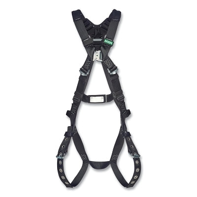 V-FORM Arc Flash Harness, Back D-Ring, Super Extra Large, Tounge Buckle Leg Straps