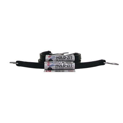 Hold-Zit Rubber Tie-Down Strap, Hooks, 3/4 in W, 22 in L, 120 lb Load Cap
