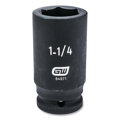 Impact Socket, 3/4 in Drive Size, 1-7/8 in Opening Size, 6-point, Deep Length