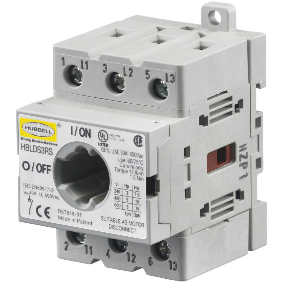 Replacement Switch, 600V, NEMA 4, 30A