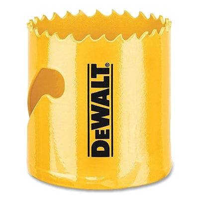 Bi-Metal Hole Saw, 2-3/16 in dia, 1-3/4 in Cutting Depth, Yellow