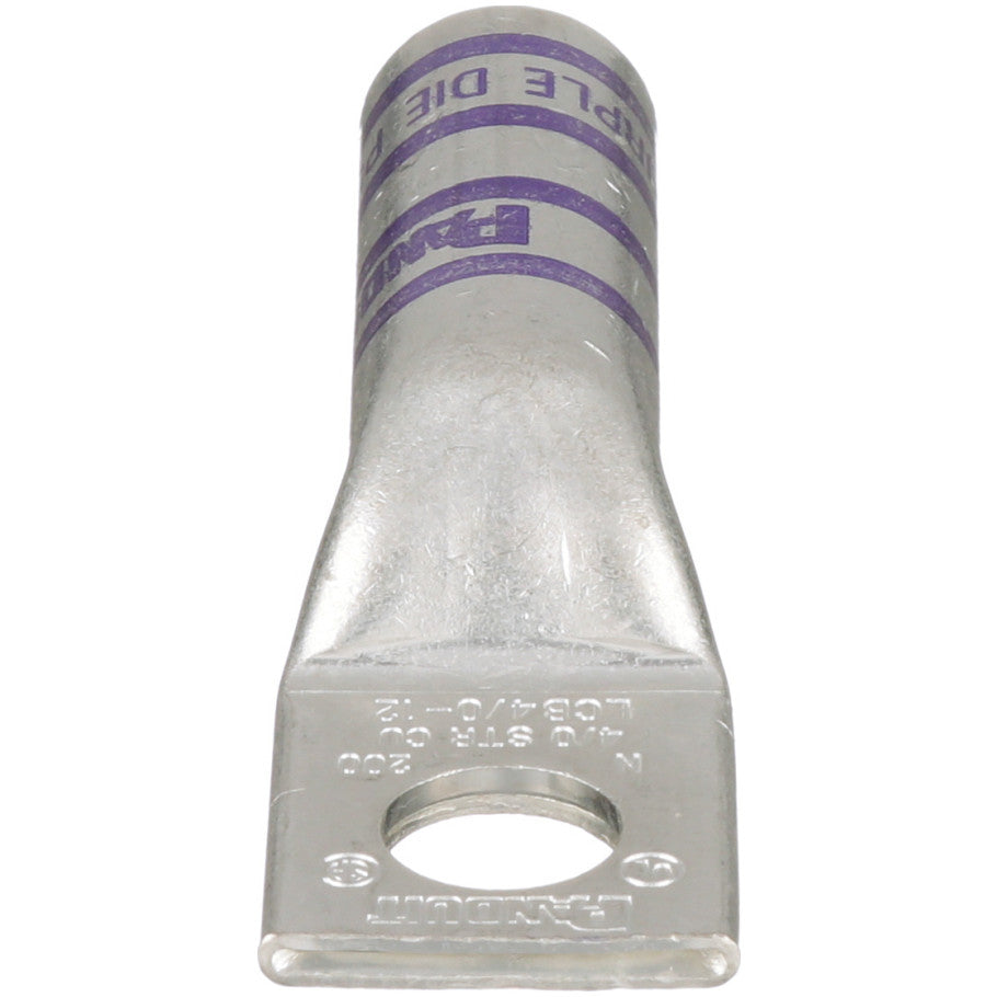 One-Hole Long Barrel Lug, 1/2 in. Stud, Purple
