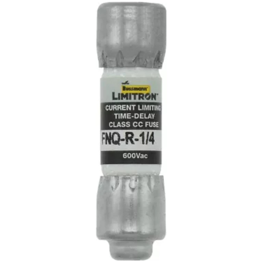 Limitron FNQ-R Series Class CC Time Delay Fuse, Rejection-Type, Current-Limiting, 1/4A, 600V