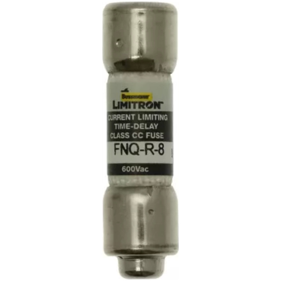 Limitron FNQ-R Series Class CC Time Delay Fuse, Rejection-Type, Current-Limiting, 8A, 600V