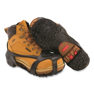 Industrial Ice + Snow Heavy-Duty Traction Aid, X-Large, Natural Rubber, Tungsten Carbide Spikes, Black