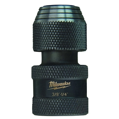 Shockwave Impact Duty Socket Adapter, 3/8 in Square to 1/4 in Hex, 2 in L
