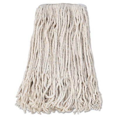 Banded Cotton Mop Head, #24, White
