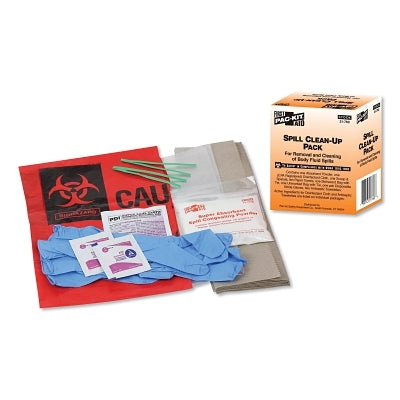 Bloodborne Pathogen Protection Kit, 19 Pieces, Paperboard, Portable