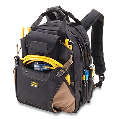 Delux Tool Backpack, 44 Compartments, 16 in H x 14 in W