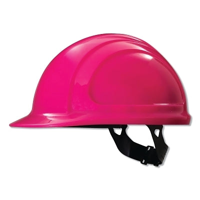 North Zone N10 Quick Fit Hard Hat, 4 Point, Front Brim, Hot Pink