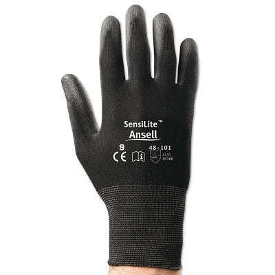 48-101 Coated Multi-Purpose Gloves, Size 8, Black