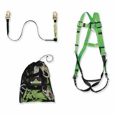 Contractor Kit, 6 ft, 2 Legs, Snap Hook, 310 lb Capacity