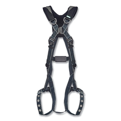 V-FIT Arc Flash Full-Body Harness, Back D-Ring, XL, QC Chest/Tongue-Buckle Leg Straps, Shoulder Padding