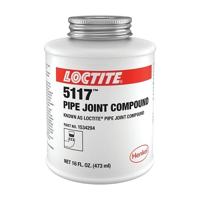 Pipe Joint Compound, 1 pt, Brush Top Can, Black