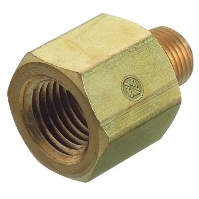 Pipe Thread Adapters, 3,000 PSIG, Brass, 1/4 in (NPT)