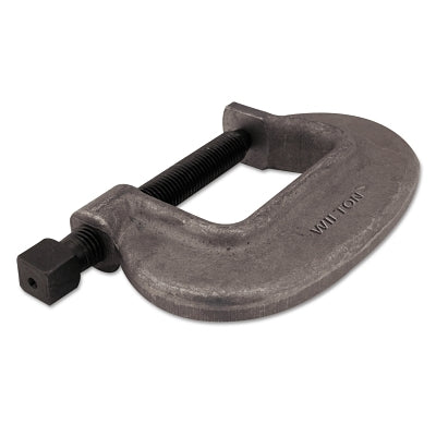 Brute-Force 0 Series C-Clamps, Square Head, 1 7/16 in Throat Depth