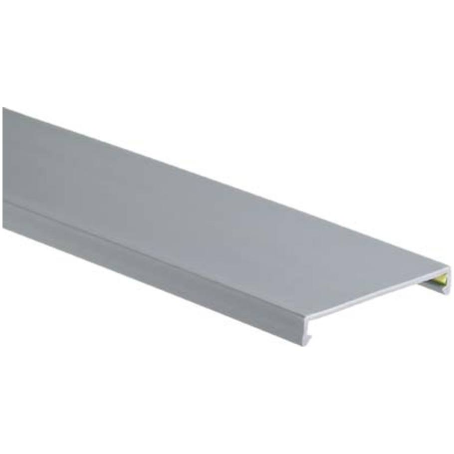 Panduct C1LG6-F Cover with Film, Lt Gray, PVC, 0.35"x1.25", PK6