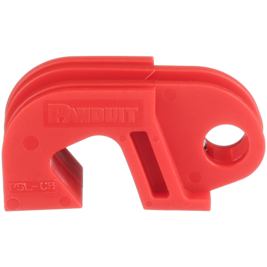 PSL-CB Circuit Breaker Lockout, Nylon, Red, 2.05"x0.75", PK1