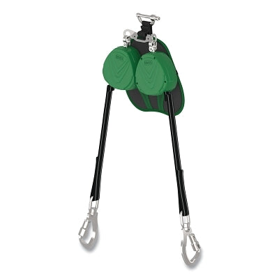 V-TEC EDGE Personal Fall Limiter, Twin Leg, 8 ft, 310 lb Load Cap, Harness Locking Pin, ALTAKS Bottom Connector