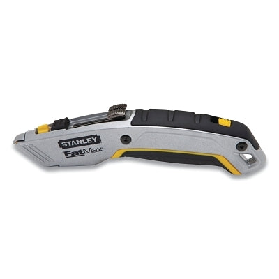 FatMax Twin Blade Retractable Utility Knive, 6-7/8 in L, Carbon Steel, Steel/TPR, Black/Gray/Yellow