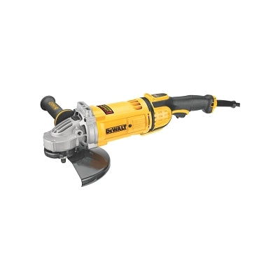 4.9HP Large Angle Grinders, 9 in Dia, 15 A, 6,500 rpm, Trigger; No-Lock