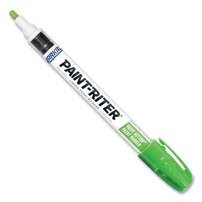 PAINT-RITER VALVE ACTION Paint Marker, Light Green, 1/8 in, Medium