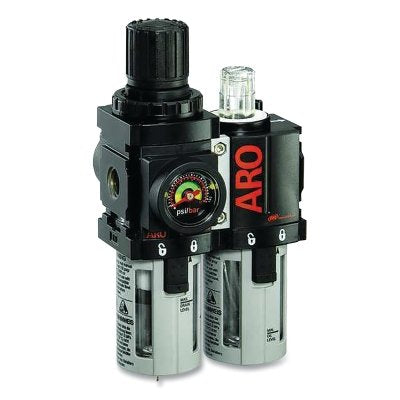 ARO Filter/Regulator/Lubricator, 3/8 in NPT