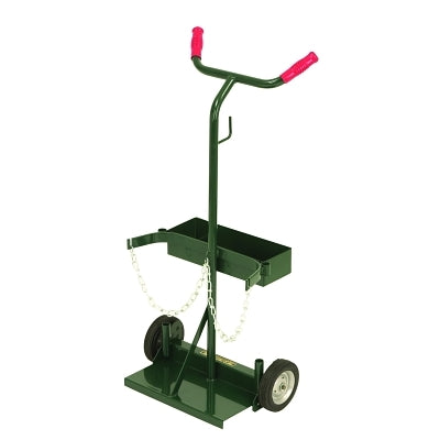 Series 140 Truck, Holds 2 Cylinders, 7 in to 8 in dia, 6 in Semi-Pneumatic/B.B. Wheels